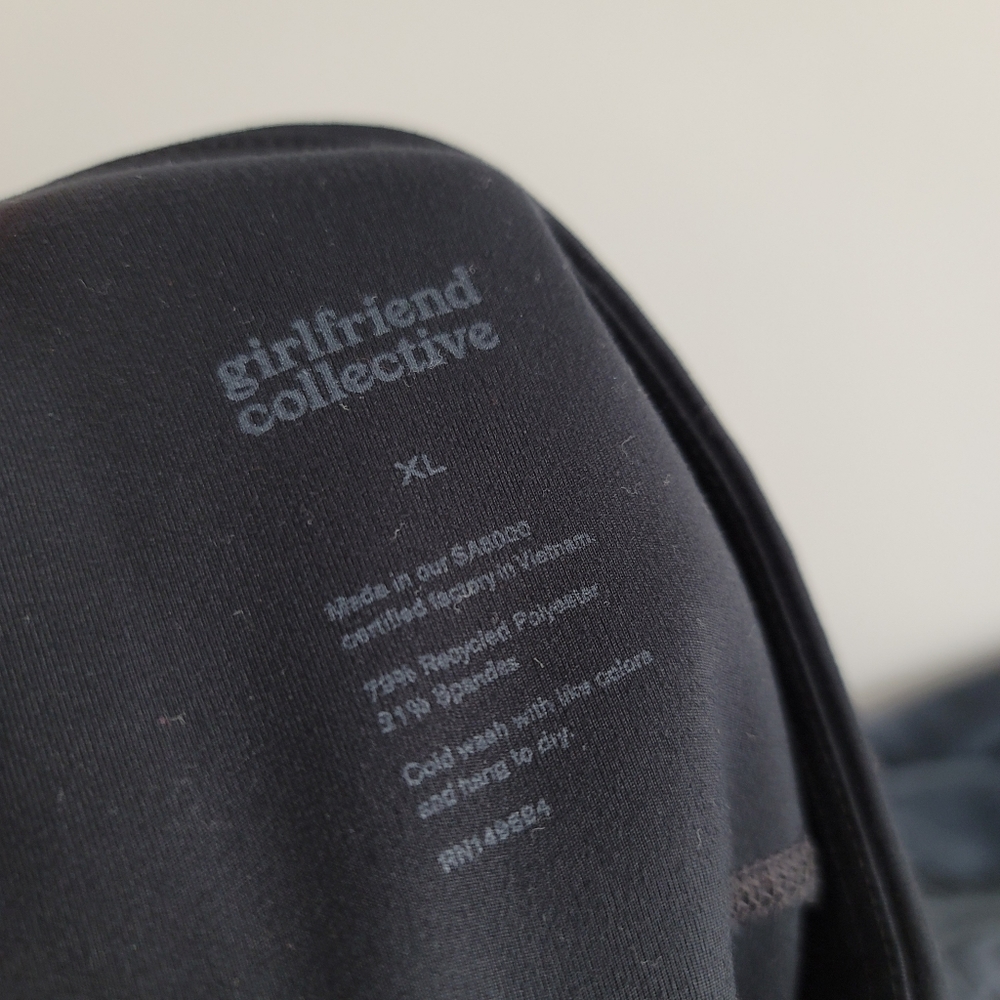 Girlfriend Collective Black Compressive High Rise Leggings - Picture 3 of 9